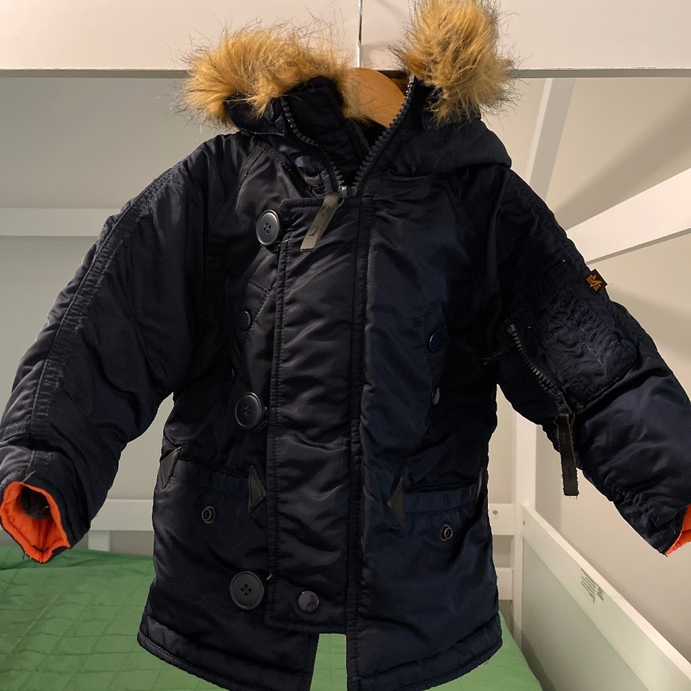 Alpha Industries toddler parka